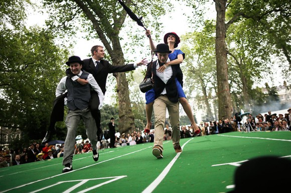 Butler racing at the Chap Olympiad
