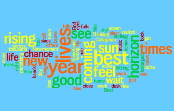 Best Year Callaghan word cloud